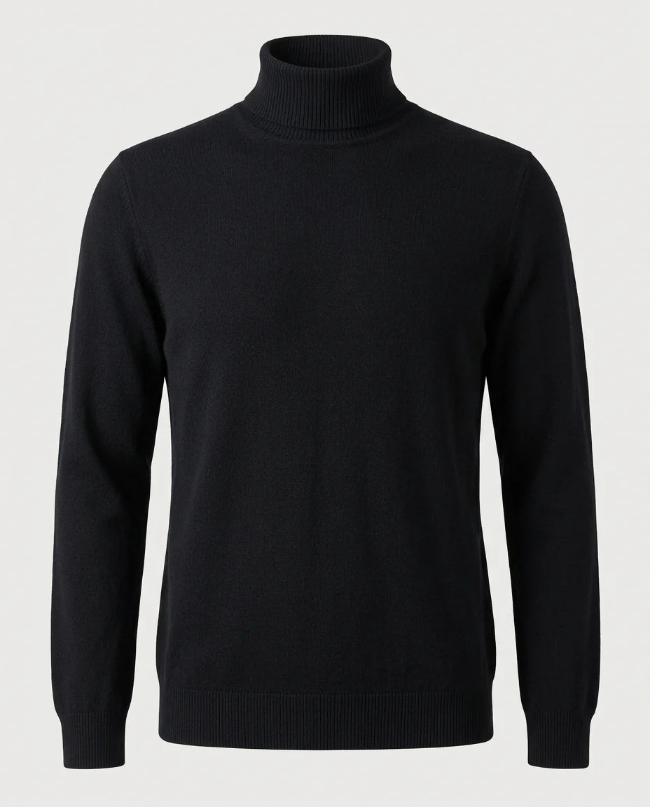 Jersey cuello cisne slim